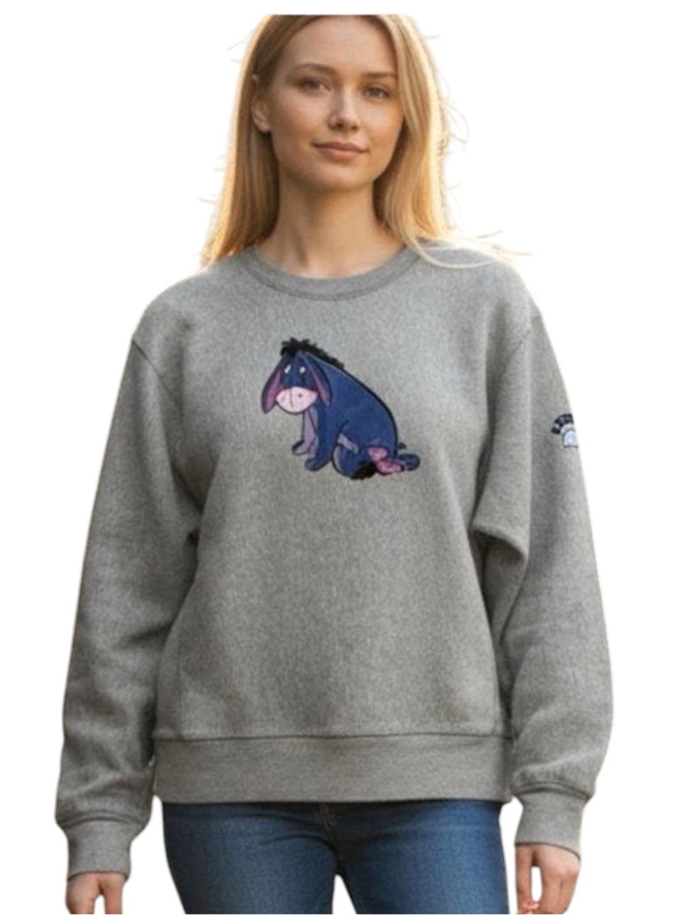DISNEY Gray Eeyore Sweatshirt